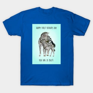 Zebra Father's day T-Shirt